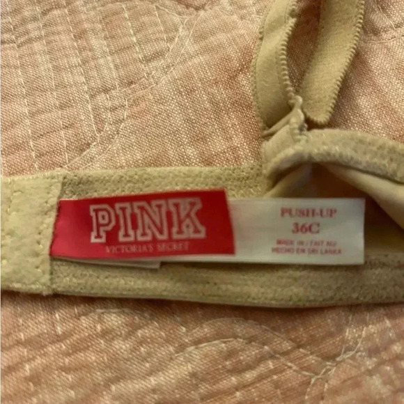 Pink Victoria Secret Push Up Bra Size 36C - Picture 4 of 4